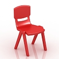 Jane European Children's Chair 3d model