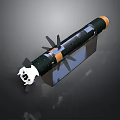Space Rocket Component With Cylindrical Structure Orange Black Sections And Solar Blades