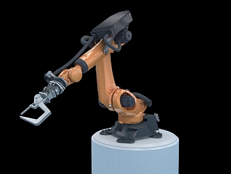 Modern Robot Arm Workshop Robot Arm 3d model