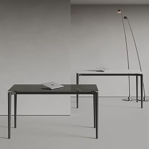 Bonaldo modern dining table marble dining table 3d model