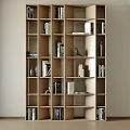 Modern Decorative Cabinet Bookshelf Bookcase Decorative Rack 3d model