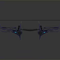 Crossbow Mechanical Crossbow Shift Bow and Arrow Shoot Far Equipment Weapons High-tech Crossbow 3d model
