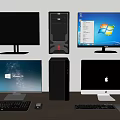Desktop computer 3d model