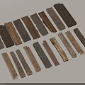 Natural Rustic Stone Wood Planks with Various Textures Sizes and Colors for Decor