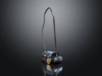 Modern Household Vacuum Cleaner With Long Handle And Flexible Hose For Efficient Cleaning 3d model