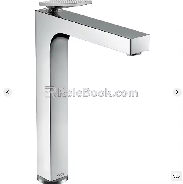 Simple high faucet 3d model