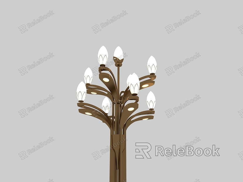 Chinese Street Lamp Street Lamp Magnolia Lamp model