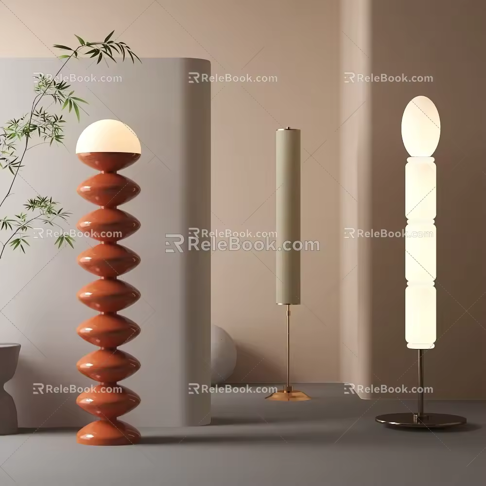 Modern floor lamp 3d model