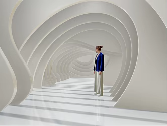 Exhibition Gallery Art Gallery 3d model