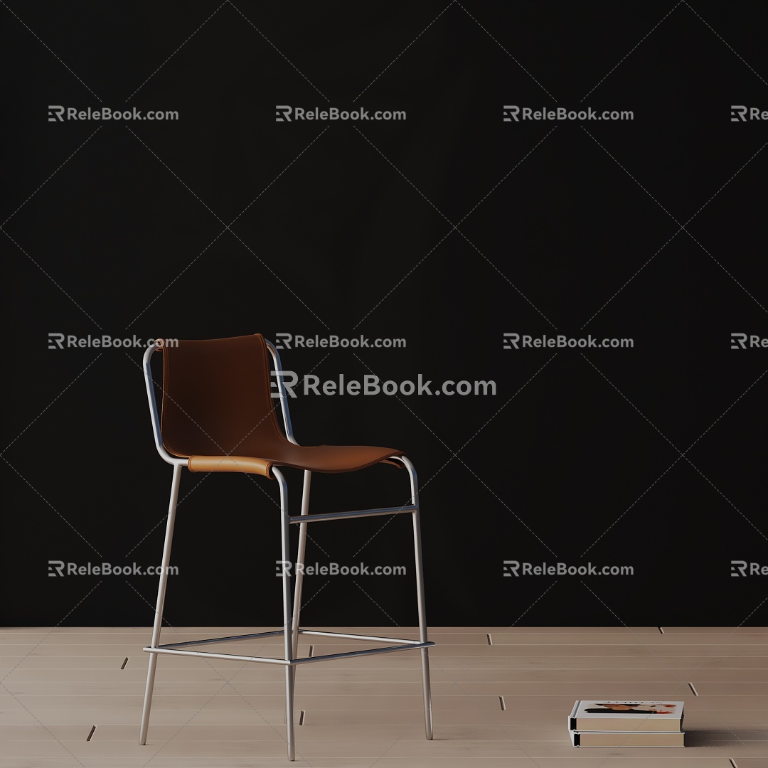 Modern Bar Chair 3d model