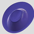 Stylish Purple Fedora Hat Featuring Black Ribbon Band For Fashionable Outfits