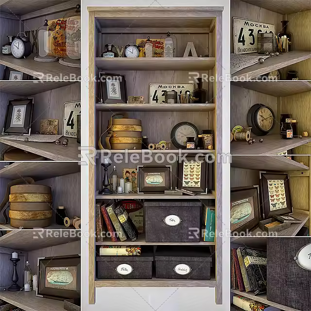 Bookshelf 3d model