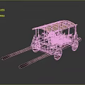 Ancient Wooden Horse Drawn Carriage With Thatched Roof And Red Decorative Wheels