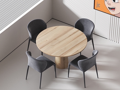 Casual tables and chairs model