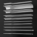 Architectural Decorative Trim Components With Various Profiles And Stacked Design
