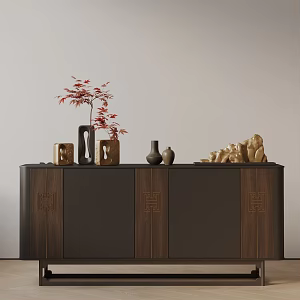 Modern Entrance Cabinet 3d model