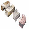 Modern Baby Cribs With Wooden Frames Pink White Designs And Storage Drawers
