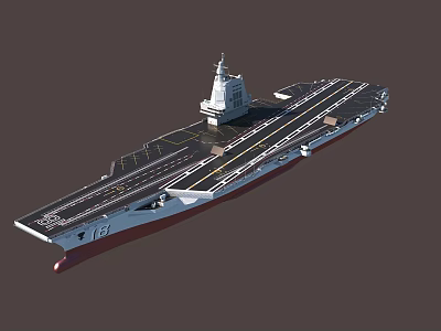 Aircraft Carrier 003 Aircraft Carrier Fujian Ship 3d model