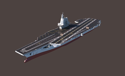 Aircraft Carrier 003 Aircraft Carrier Fujian Ship 3d model