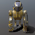 Machine dog machine orangutan machine monkey attack robot science fiction robot future high-tech low face number low model simple model film and television level super realistic 3d model