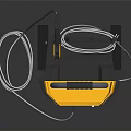DEWALT Yellow And Black High Pressure Washer With Wheels And Power Cord