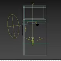 Screen partition 3d model