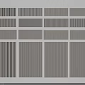 Multiple Wall Panels Designs Featuring Diverse Texture Patterns And Color Choices 3d model