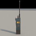 Military radio walkie talkie radio military radio communication equipment radio low face number low model simple model game film and television level 3d model