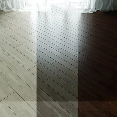 Various Wooden Flooring Tones With Natural Wood Colors From Light To Dark 3d model