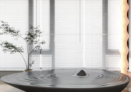 Modern venetian blinds 3d model