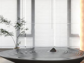 Modern venetian blinds 3d model