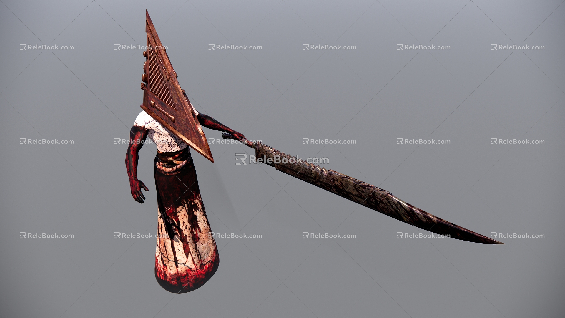 Modern Movie Characters Silent Hill Reaper 3d model