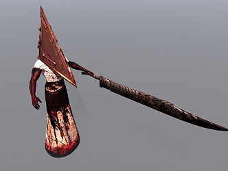 Modern Movie Characters Silent Hill Reaper 3d model