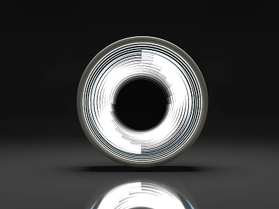 Modern Abyss Mirror 3d model