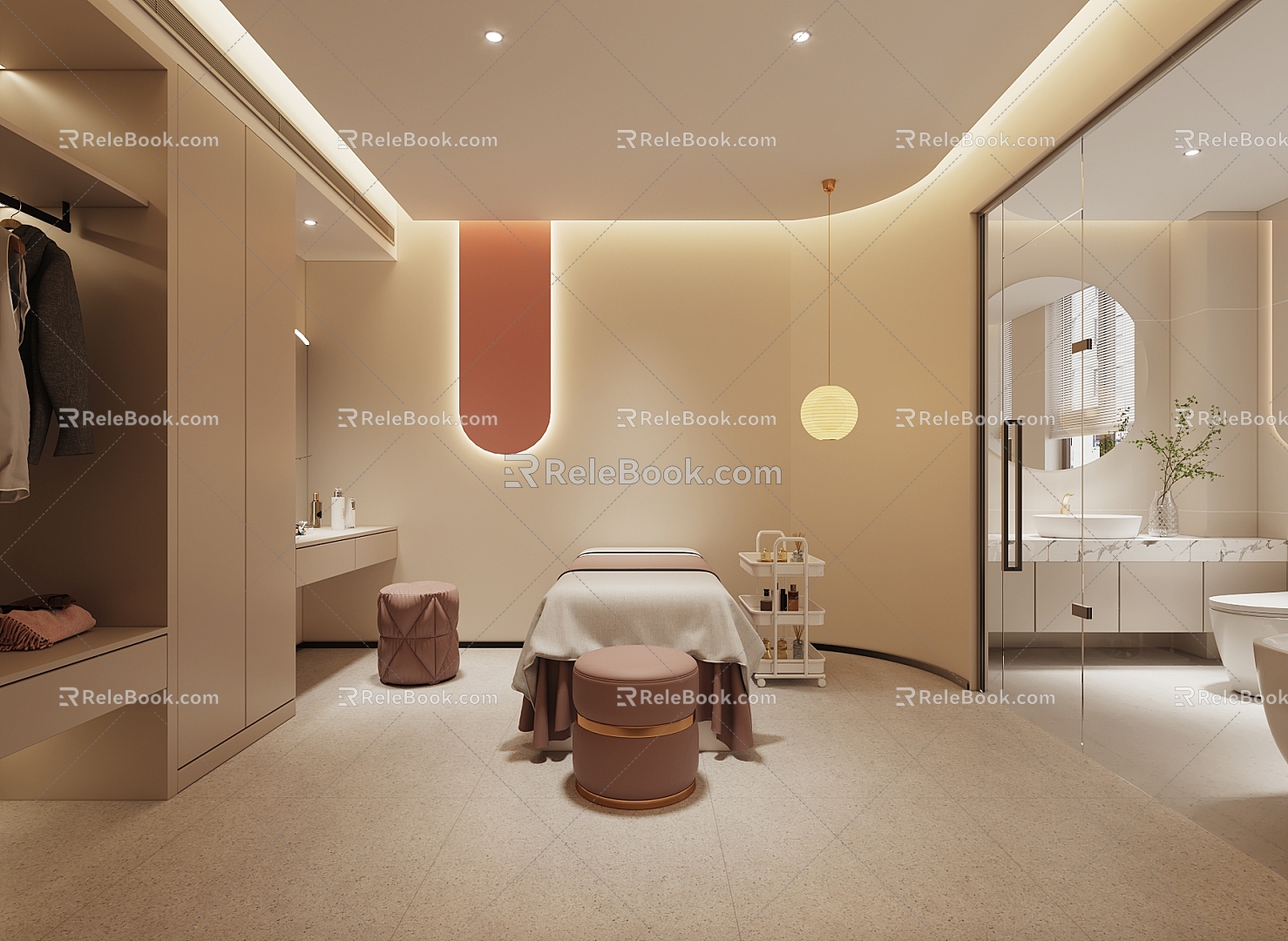 Modern SPA Beauty Room model