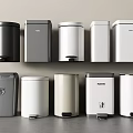 Various Colored Household Trash Cans With Pedal Design And Stylish Styles