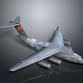Aerospace Transport Aircraft Carrying Satellite Equipment For Space Missions With Four Engines