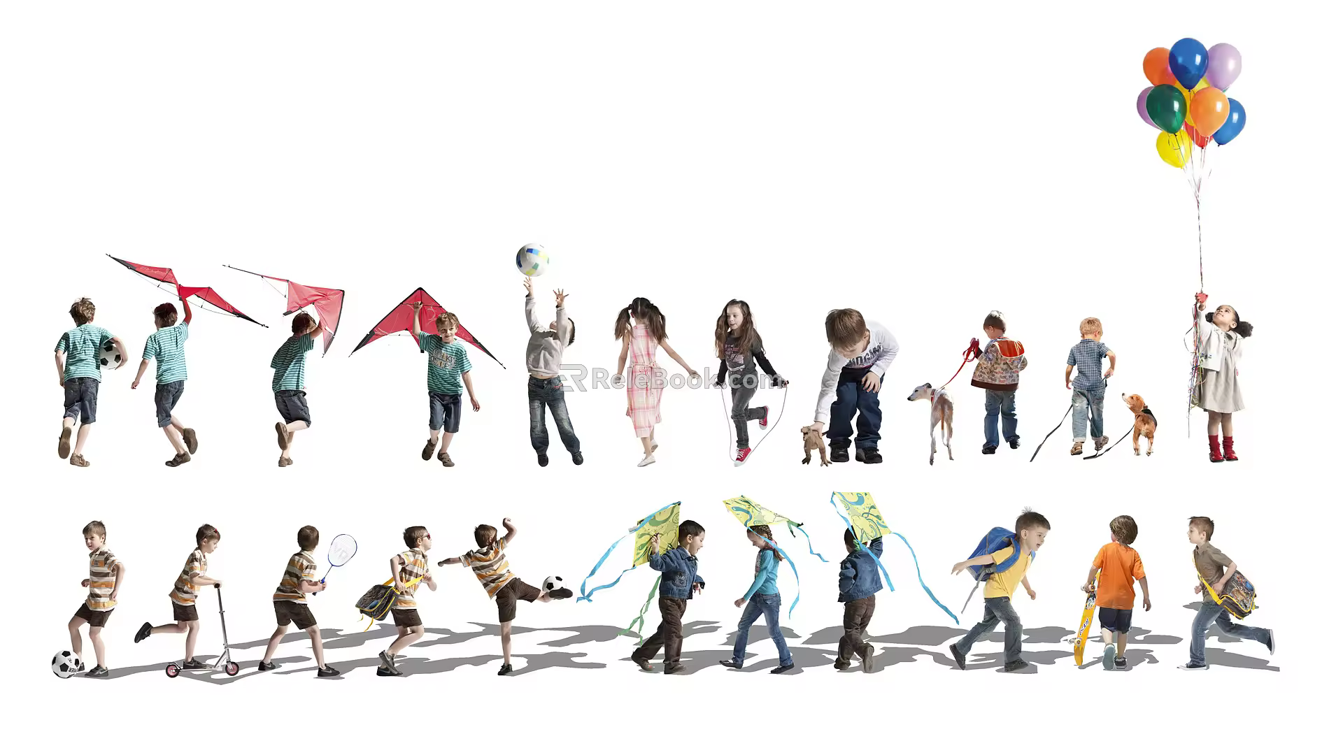 Modern Multiplayer Characters 3d model