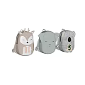Cute Animal Shaped Backpacks with Soft Material Elephant Koala Fox Designs for Kids