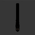 Classic Black And Copper Pistol With Textured Grip And Metallic Shine