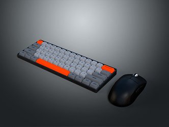 Keyboard Wireless Keyboard Computer Configuration Bluetooth Keyboard Gaming Keyboard Mechanical Keyboard Women's Keyboard 3d model