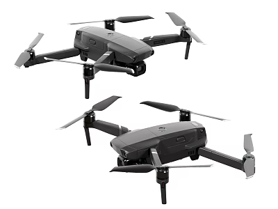 Smart Machines Foldable Drones With Rotors For Aerial Photography And Design 3d model