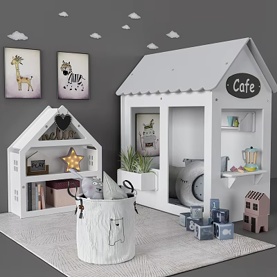 Modern Toy Children's Room 3d model