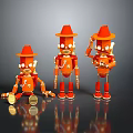 Modern Robot Antique Robot Classical Robot 3d model