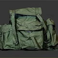 Green Camouflage Backpack With Multiple Pockets Adjustable Straps And Durable Fabric