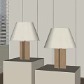 Quiet Table Lamp 3d model