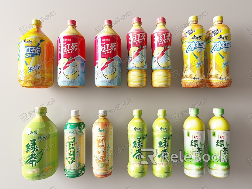 Beverage Coke Sprite Soda Cans Cans Bottles Coke Bottles Beverage Drinks Fanta model