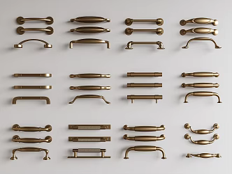 French Handle Cabinet Door Handle Cabinet Door Handle Metal Handle Drawer Handle Antique Handle Door Handle Door Handle Door Handle 3d model