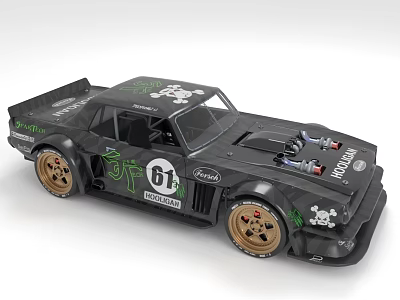 Rally Racing sports car Car Muscle Car 3d model