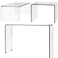 Transparent Glass Modern Design Sleek Structure for Home Decor and Interior Use